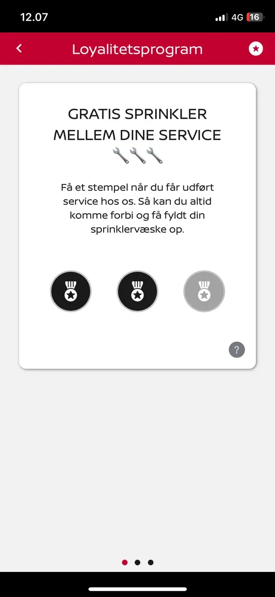 Loyalitetsprogram mellem besøgene